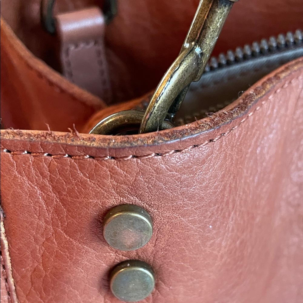 American Leather Co. Brown Shoulder Bag - Picture 3 of 16